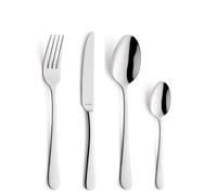 AMEFA Austin - Set di posate da 24 pezzi, per 6 persone, posate in design vintage, in acciaio INOX 18/10 lucido