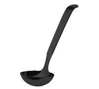 AMEFA BUFFET - Cucchiaio da salsa, mestolo da salsa, cucchiaio da zuppa, elegante posate da servizio, in acciaio inox 18/10, satinato, nero, lunghezza: 20,7 cm