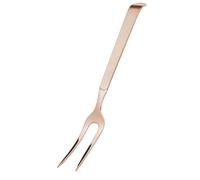 AMEFA BUFFET Forchetta per arrosti, forchetta da carne, forchetta da barbecue, posate da servizio, in acciaio inox 18/10, satinato, rame, lunghezza 32 cm