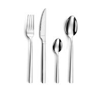 AMEFA Caractère Posate 24 pezzi acciaio 18/0Per 6 persone Inox | Set completo di posate per 24 persone, acciaio inox premium, lavastoviglie, design elegante, posate per tutti i giorni