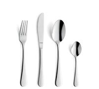 Amefa ELARA - Set di posate da 24 pezzi, in acciaio INOX 18/0 lucidato a specchio, design armonioso e senza tempo per un'eleganza moderna, posate da tavola, comode da tenere