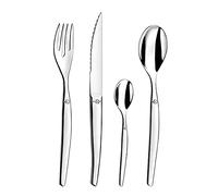 Amefa Jet Lag Set Posate, Acciaio Inossidabile, Argento, 16 couverts de Table, unità