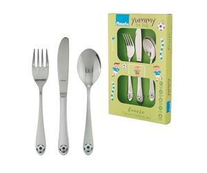 Amefa Kids Footie Set Posate per Bambini in Acciaio Inox, 3 Pezzi