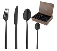 Amefa Metropole Black 1170 set di posate da 24-pz in scatola di legno