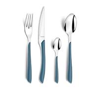 E_0002_S2702996 Amefa Posate Amefa Eclat Blu Marino Metallo (24 pcs) Casa E Cuci