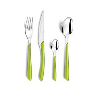Eclat - Servizio di posate 24 pezzi, colore: Verde anice