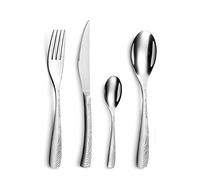 AMEFA - Set di 24 posate per 6 persone - Empreinte - Acciaio 18/0 - Finitura Raso