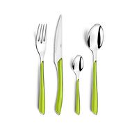 AMEFA - Ménagère 32 couverts de table pour 8 personnes - Eclat - Acier inoxydable 18/0, Finition Brillante - Vert