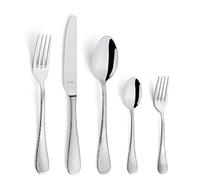 AMEFA Sierra Set di posate da 30 pezzi | Posate per 6 persone | Set di posate con design martellato