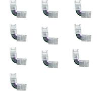 Amefil LED Bar Corner Connector 5pin12mm Angolo retto L Connettore regolabile senza saldatura per 5050 3528 RGB RGBW RGB + CCT LED bar Lights