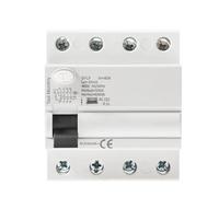AMEHRU GYL9 AC Corrente Residua Interruttore Differenziale Interruttore di Sicurezza Interruttore 4P 25A 40A 63A 100A ELCB 30mA 100mA 300mA(4P 100A,100mA)