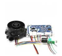 AMEHRU WS7040 12V 24V Piccolo ventilatore centrifugo senza spazzole DC ad alta tensione Ventilatore centrifugo DC senza spazzole Turbo Kit ad alta tensione(WS7040-12V and Drive)