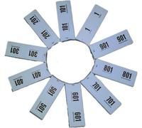 Ameisenkeks Numeri doppi blu cifre 1-1000 - 10 blocchi
