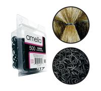 Amelia bellezza | 500 elastici da 1/2"""" | Elastici per capelli in gomma di alta qualit realizzati negli Stati Uniti | Ideale per code di cavallo
