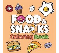 Amelia Green Food & Snacks Coloring Book (Tascabile)