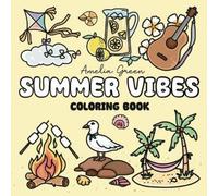 Amelia Green Summer Vibes Coloring Book (Tascabile)