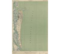 Amelia Island and Fernandina Beach Map Journal: Vintage Map Notebook