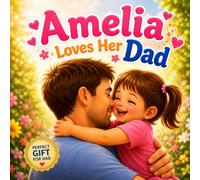 Amelia Loves Her Dad: Personalized Father’s Day Gift Book for Dad