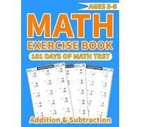 Amelia Math Books Math exercise book addition and subtraction (Tascabile)