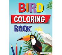 Amelia Sealey Fun and Easy Birds Coloring Book for Kids (Tascabile)