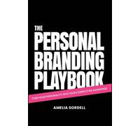 Amelia Sordell The Personal Branding Playbook (Tascabile)