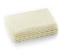 AmeliaHome - Asciugamano Ecru 50 x 100 cm, 100% cotone, assorbente, colore: Crema Amari