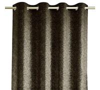 AmeliaHome Blackout Veras - Tenda oscurante, 140 x 250 cm, 1 pezzo, colore: Nero/Oro