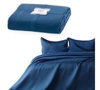 AmeliaHome Copriletto 200 x 220 cm, colore: blu scuro