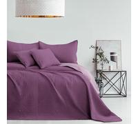 AmeliaHome Copriletto double-face, 220 x 240 cm, colore: viola lilla