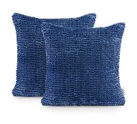 AmeliaHome Federe per, Poliestere, Bati Blu Scuro, 245 x 45 cm