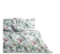 AmeliaHome Kingfisher - Copriletto Double-Face, 260 x 280 cm, Facile da Pulire, Motivo Piante con Uccelli, Multicolore