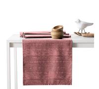 AmeliaHome - Runner da tavolo, effetto loto, impermeabile