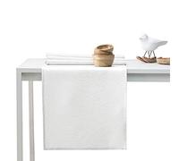 AmeliaHome - Runner da tavolo, effetto loto, impermeabile