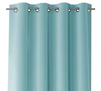 AmeliaHome Tenda decorativa Oxford Solid, 140 x 250 cm, con occhielli, colore: blu