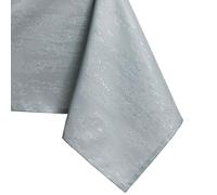 AmeliaHome, tovaglia idrorepellente, design a effetto loto, Poliestere Argento Vesta 60x60 cm