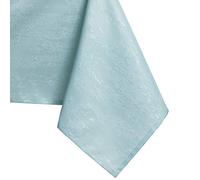 AmeliaHome, tovaglia idrorepellente, design a effetto loto, Poliestere Azzurro Vesta 140x320 cm