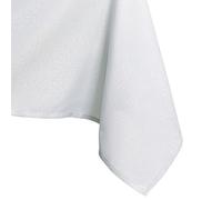 AmeliaHome, tovaglia idrorepellente, design a effetto loto, Poliestere Bianco Empire 120x160 cm oval