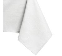 AmeliaHome, tovaglia idrorepellente, design a effetto loto, Poliestere Bianco Vesta 40x40 cm