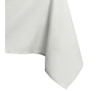 AmeliaHome, tovaglia idrorepellente, design a effetto loto, Poliestere Ecru Empire 100x100 cm rund