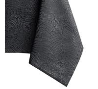 AmeliaHome, tovaglia idrorepellente, design a effetto loto, Poliestere Grigio Gaia 140x240 cm