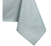 AmeliaHome, tovaglia idrorepellente, design a effetto loto, Poliestere Menta Gaia 100x100 cm rund