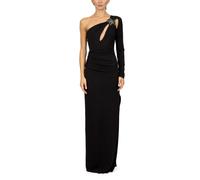 Amen - Abito Lungo Nero con Applicazione Stella - - Dresses - Donna - Nero - S