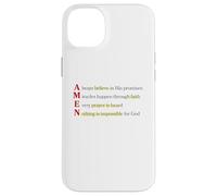 Amen Acronimo Niente è Impossibile Per Dio Matteo 19 26 Custodia per iPhone 14 Plus
