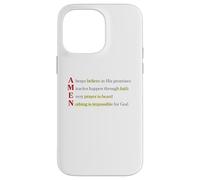Amen Acronimo Niente è Impossibile Per Dio Matteo 19 26 Custodia per iPhone 14 Pro Max