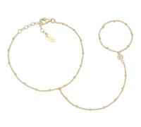 Amen Baciamano da Donna Colllezione Baciamano. Gioiello Realizzato in Argento 925 di Colore Oro con Zircone Bianco. La Referenza È Bamagbz4