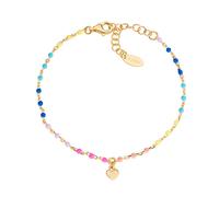 Amen Bracciale con perline e cuore Love BRSMCUGM3