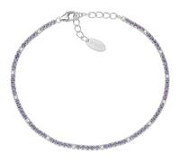 Bracciale Tennis donna Argento 925 Amen con zirconi viola e bianchi BT1BVIB17