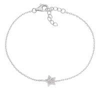 Amen Bracciale da donna BRSTBBZ Argento 925 zirconi bianchi colore rodio 16+3 cm