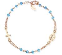 Amen Bracciale In Argento 925 Collezione Rosari - Colore Rosè - Misura Unica