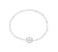 Bracciale Perle Madonnina Argentata Donna Amen